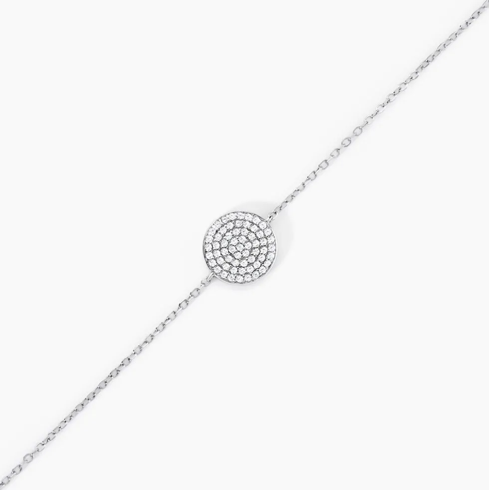 Bracelet Angeles Argent Blanc Oxyde De Zirconium