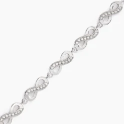 Bracelet Anka Argent Blanc Oxyde De Zirconium