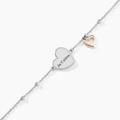 Bracelet Argent Bicolore Nura
