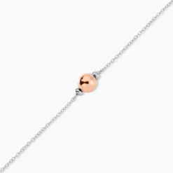 Bracelet Argent Bicolore Pelage