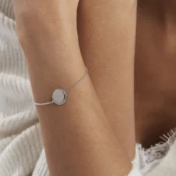 Bracelet Argent Blanc Amika Oxydes De Zirconium