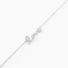 Bracelet Argent Blanc Elly Oxyde De Zirconium