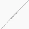 Bracelet Argent Blanc Evodie Oxyde De Zirconium