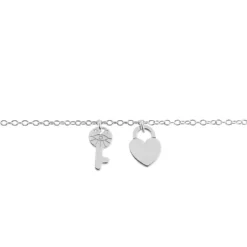 Bracelet Argent Blanc Jim