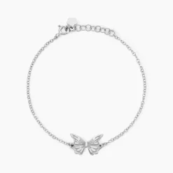 Bracelet Argent Blanc Liseron