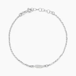 Bracelet Argent Blanc Maic