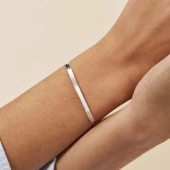 Bracelet Argent Blanc Millo