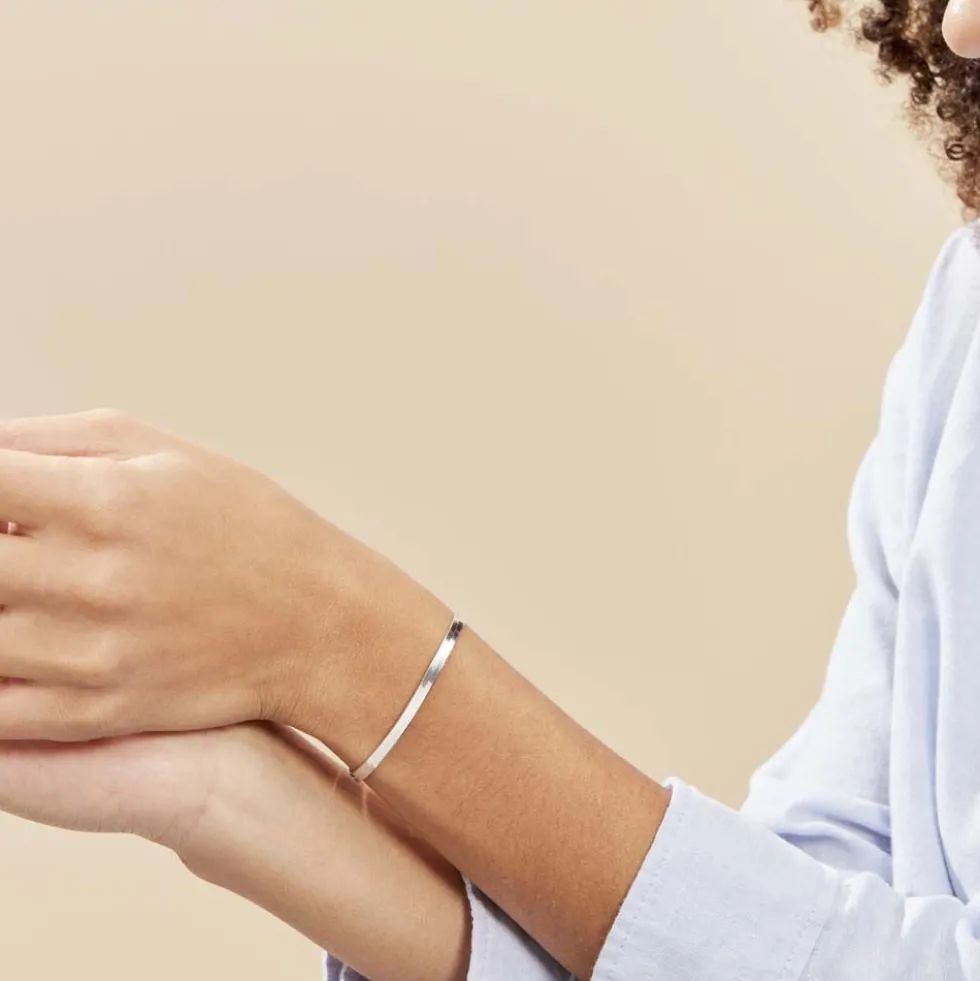 Bracelet Argent Blanc Millo