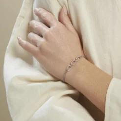 Bracelet Argent Blanc Nos