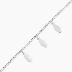 Bracelet Argent Blanc Osama