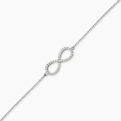 Bracelet Argent Blanc Rowan Oxyde De Zirconium
