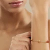 Bracelet Argent Blanc Siaae Ambres
