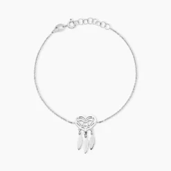 Bracelet Argent Blanc Sisile