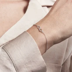 Bracelet Argent Blanc Teoxane