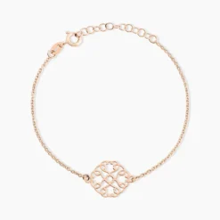 Bracelet Argent Rose Lev