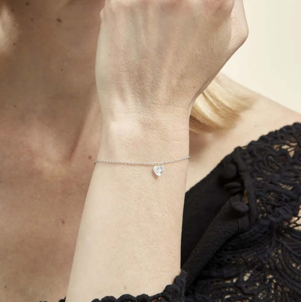Bracelet Argent Sopher Oxyde De Zirconium