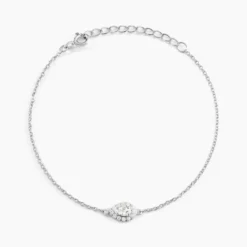 Bracelet Argent Tania Oxydes De Zirconium