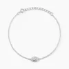 Bracelet Argent Tania Oxydes De Zirconium