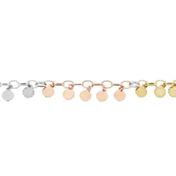 Bracelet Argent Tricolore Bop