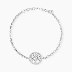 Bracelet Argent Urcisse Oxydes De Zirconium