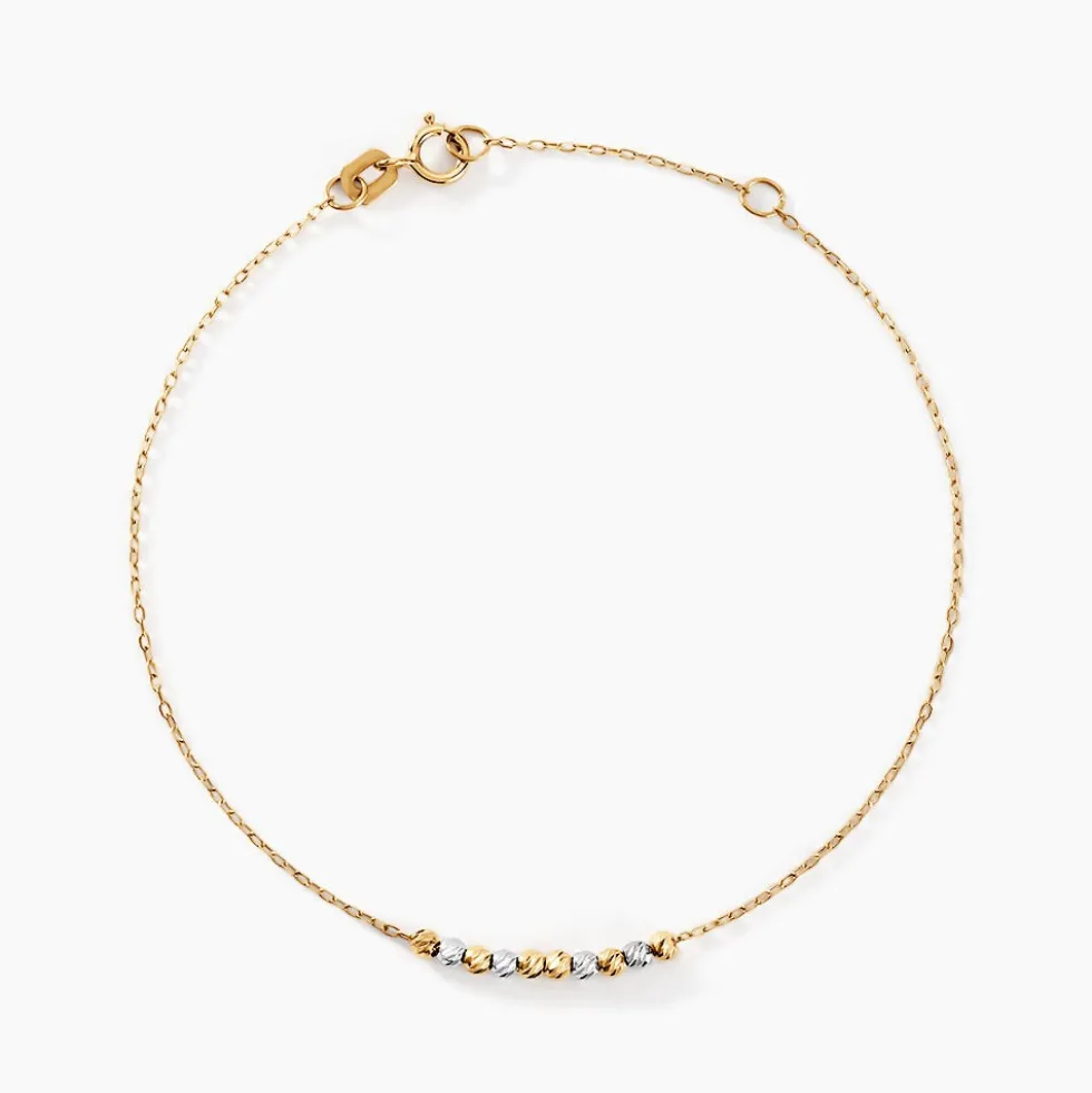 Bracelet Aurelya Or Bicolore