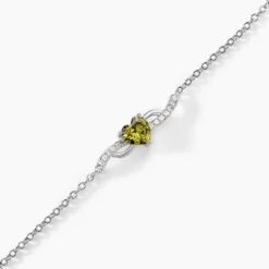 Bracelet Avalon Argent Blanc Oxyde De Zirconium