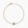 Bracelet Azel Plaque Or Jaune Oxyde De Zirconium