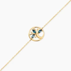 Bracelet Baylee Or Jaune Topaze
