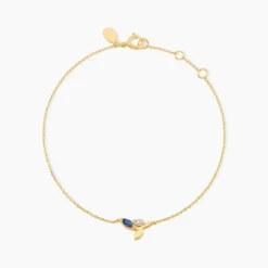 Bracelet Bendt Or Jaune Saphir Diamant