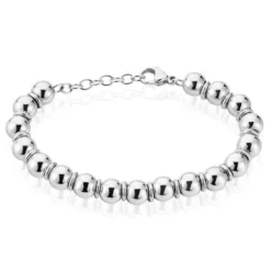 Bracelet Bilou Acier Blanc