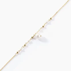 Bracelet Bindy Or Jaune Perle De Culture