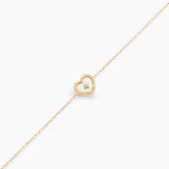 Bracelet Bronte Or Jaune Nacre Diamant
