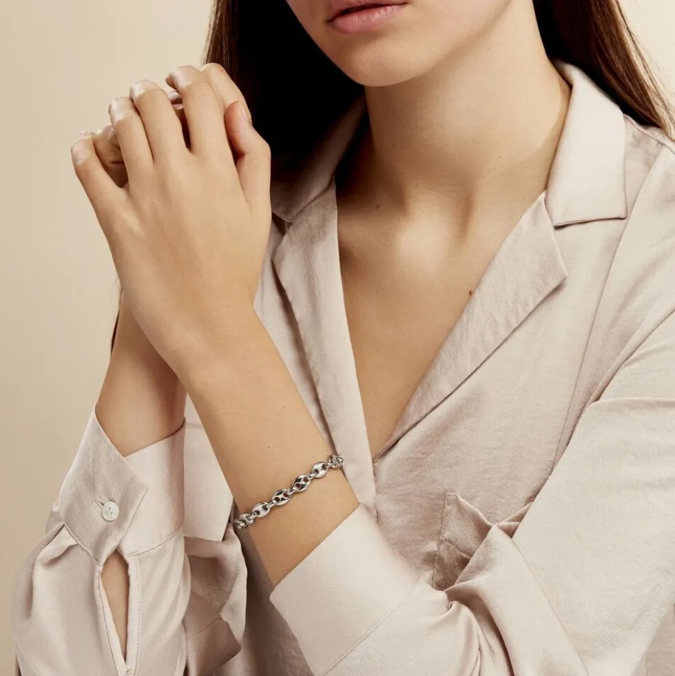 Bracelet Cadia Acier Blanc