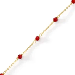 Bracelet Calliope Plaqué Or Doré Agate