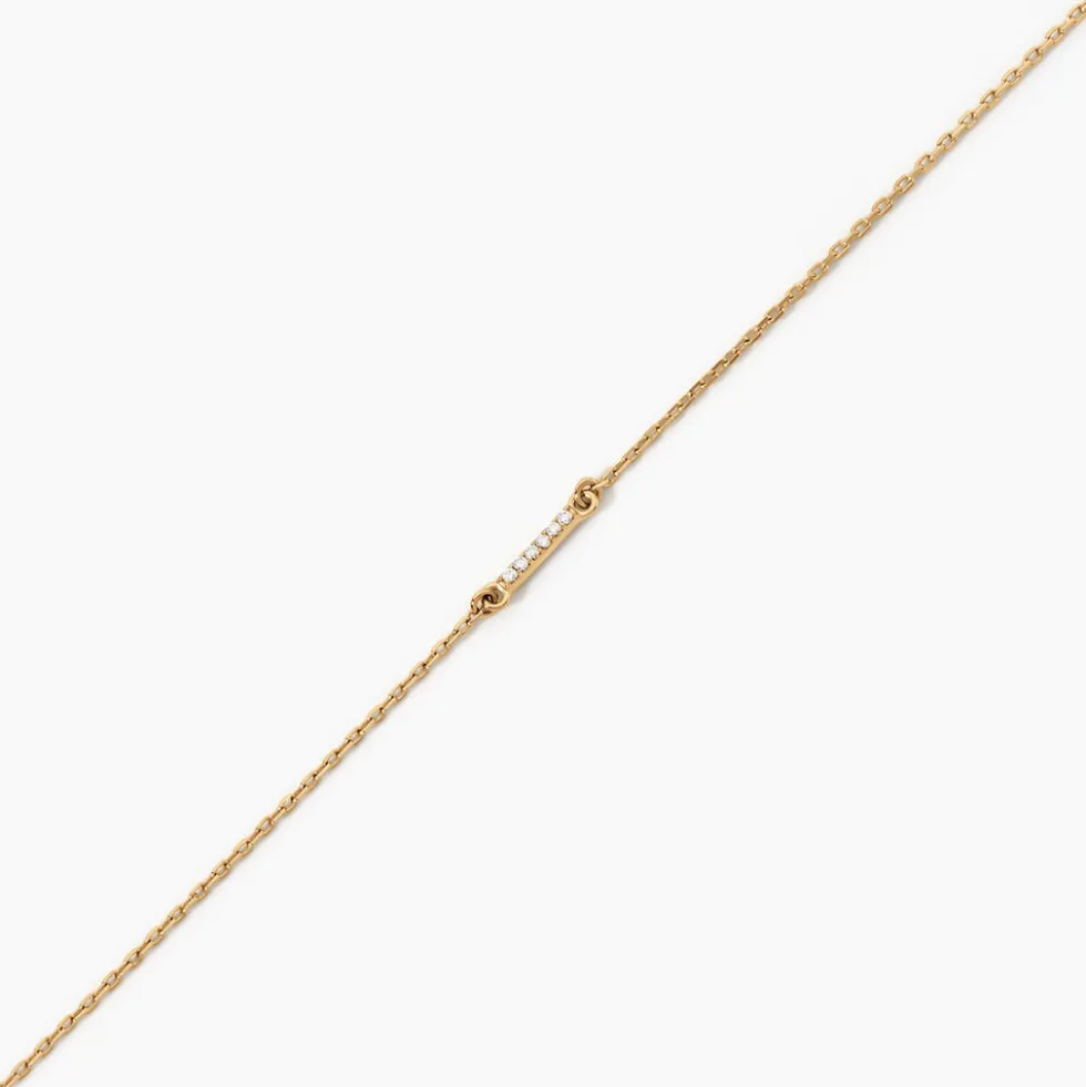 Bracelet Carmelia Plaqué Or Jaune Oxyde De Zirconium
