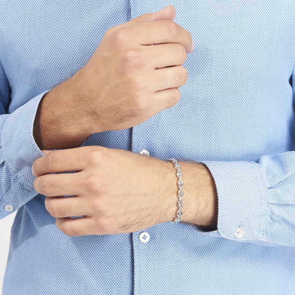 Bracelet Carrus Argent Blanc