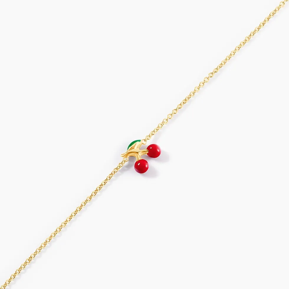 Bracelet Cherry Cerise Or Jaune