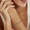 Bracelet Ciska Argent Blanc
