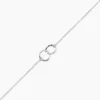 Bracelet Coline Argent Blanc