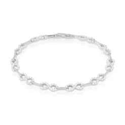 Bracelet Coline Argent Blanc Oxyde De Zirconium