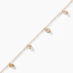Bracelet Collie Argent Rose Oxyde De Zirconium