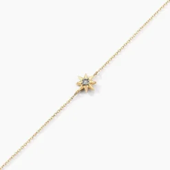 Bracelet Confucius Or Jaune Diamant