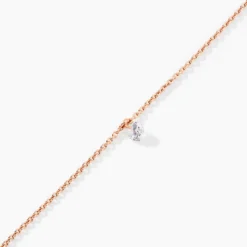 Bracelet Constantin Argent Rose Oxyde De Zirconium