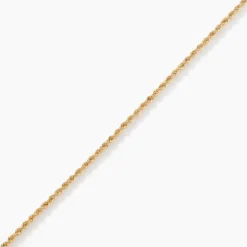 Bracelet Cordelia Maille Corde Or Jaune