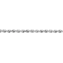 Bracelet Cordelia Maille Corde Or Blanc