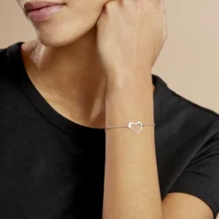 Bracelet Cosima Argent Blanc