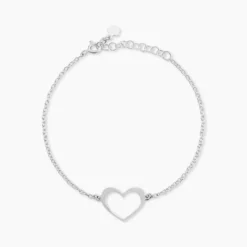 Bracelet Cosima Argent Blanc