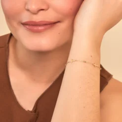 Bracelet Cruza Or Jaune