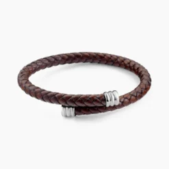 Bracelet Cuir De Vache Marron