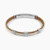 Bracelet Cuir De Vache Marron